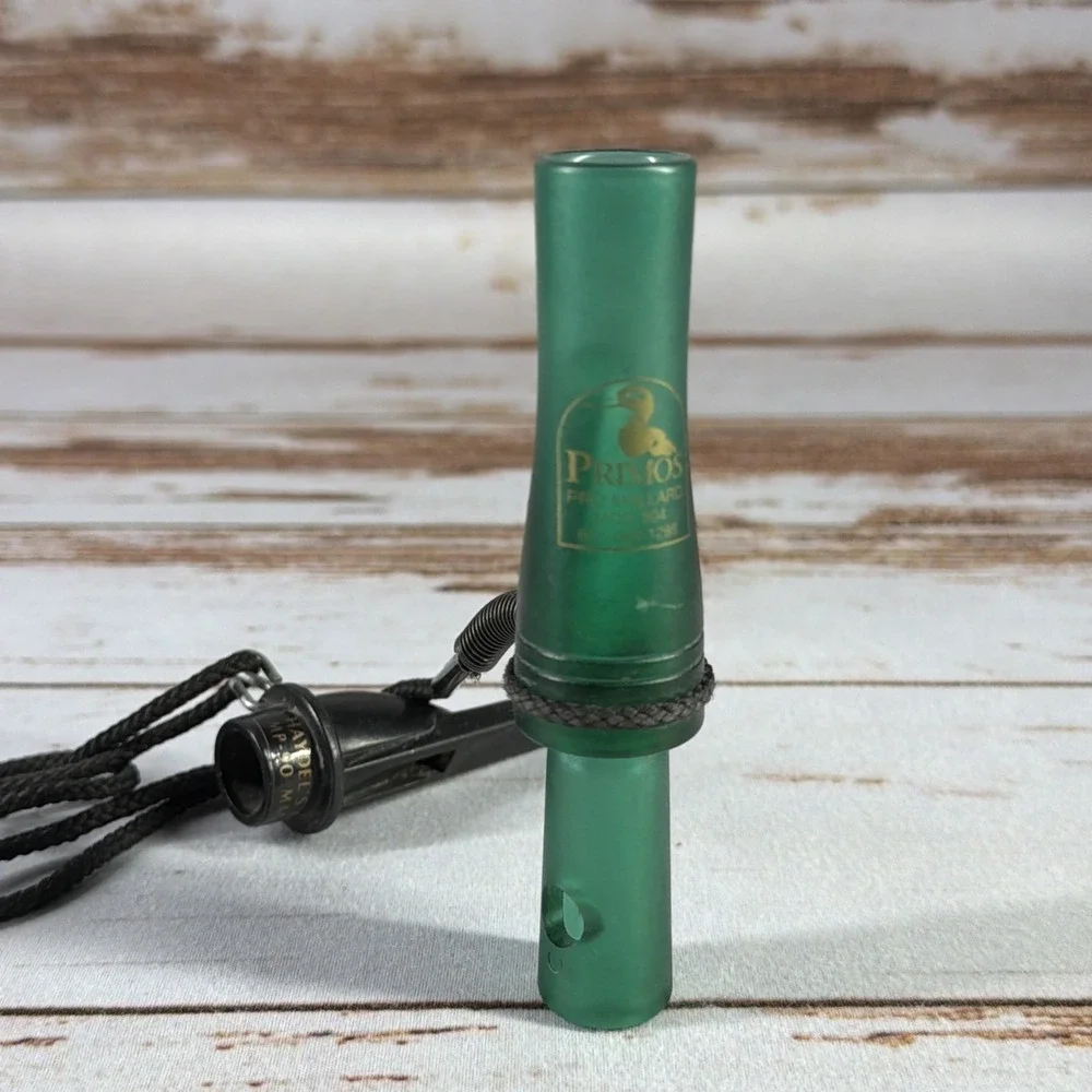 Authentic Primos MOD 804 Pro Mallard Duck Call Green Polycarbonate Single Reed